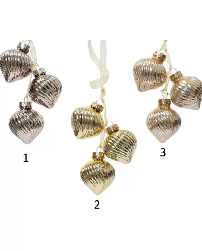 1Pz Addobbo Appendino Cipolla 3 Colori O3,5Cm Per Albero Di Natale>KAEMING Cheap