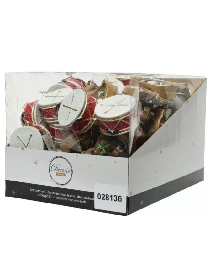 1Pz Addobbo Appendino Orso Tamburo Cavallo Per Albero Di Natale 11Cm>KAEMING Discount