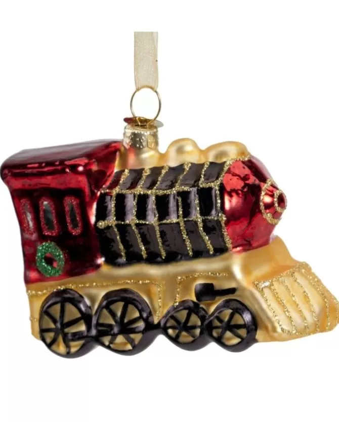 1Pz Addobbo Appendino Treno Di Vetro Per Albero Di Natale>KAEMING Flash Sale