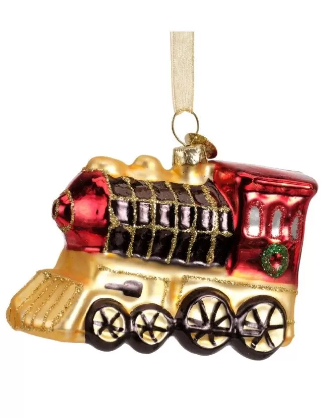 1Pz Addobbo Appendino Treno Di Vetro Per Albero Di Natale>KAEMING Flash Sale