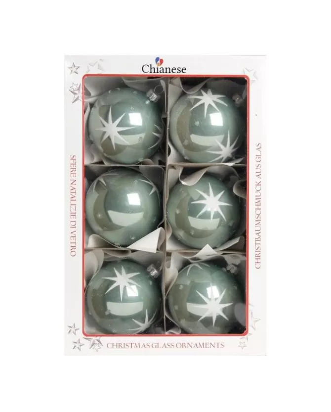 1Pz Pallina Di Vetro Decorata A Mano Tiffany Lucido 80Mm>* Online
