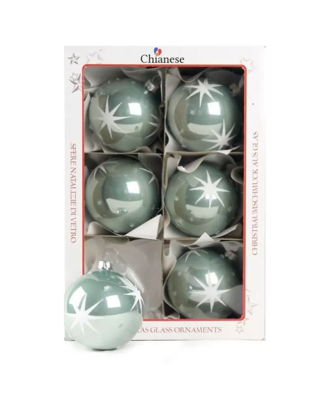 1Pz Pallina Di Vetro Decorata A Mano Tiffany Lucido 80Mm>* Online