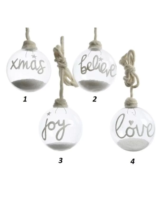 1Pz Palline Di Vetro Decorate 80Mm 4 Modelli Per Albero Di Natale>KAEMING Best