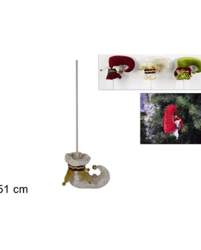 Addobbo Appendino Per Albero Spillone Stivale Giullare 51 Cm>DUE ESSE CHRISTMAS Hot