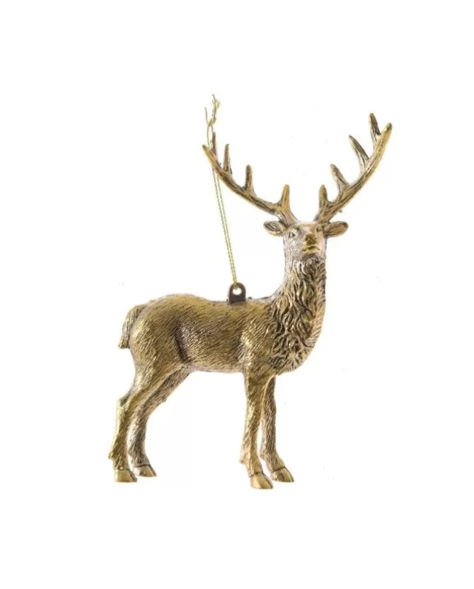Addobbo Appendino Renna Color Oro 14Cm Per Albero Di Natale>KAEMING Shop