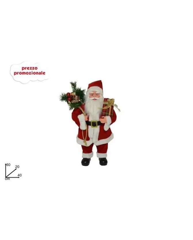 Addobbo Babbo Natale 60Cm Con Sacco E Doni>DUE ESSE CHRISTMAS Best Sale