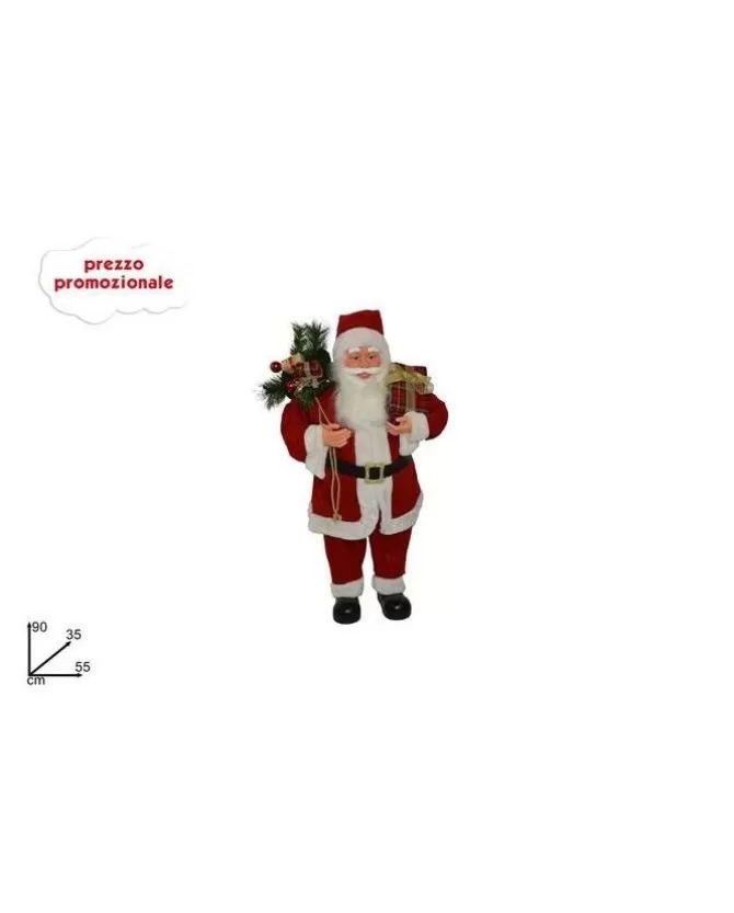 Addobbo Babbo Natale Con Sacco 90Cm>DUE ESSE CHRISTMAS Store