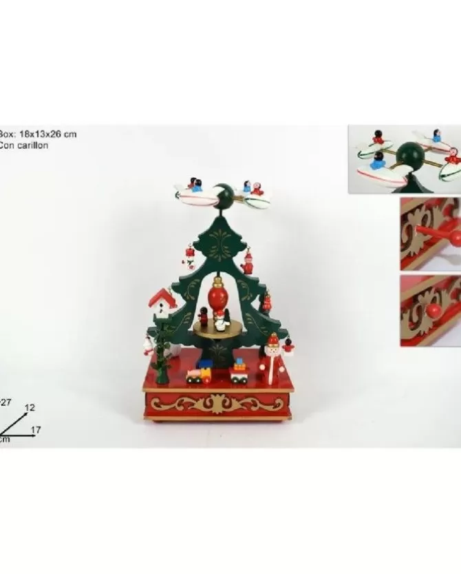 Addobbo Carillion Albero Di Natale 27X12X17Cm>DUE ESSE CHRISTMAS Online