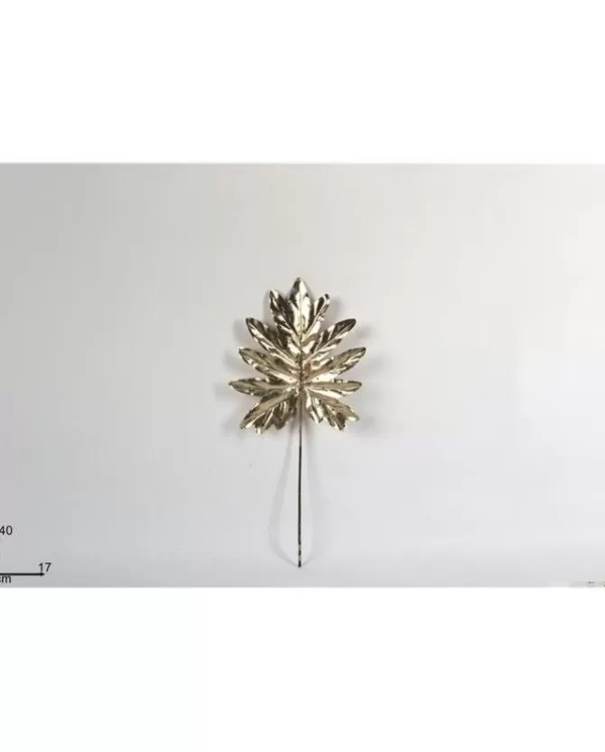Addobbo Di Natale Foglia Decorativa Oro>DUE ESSE CHRISTMAS Cheap
