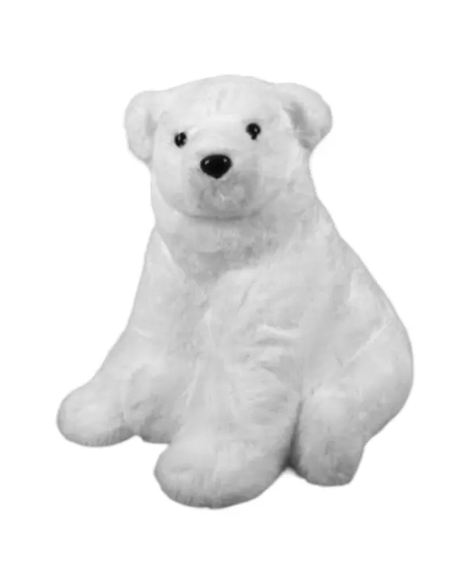 Addobbo Natalizio Orso Bianco Seduto 36Cm>DUE ESSE CHRISTMAS Cheap