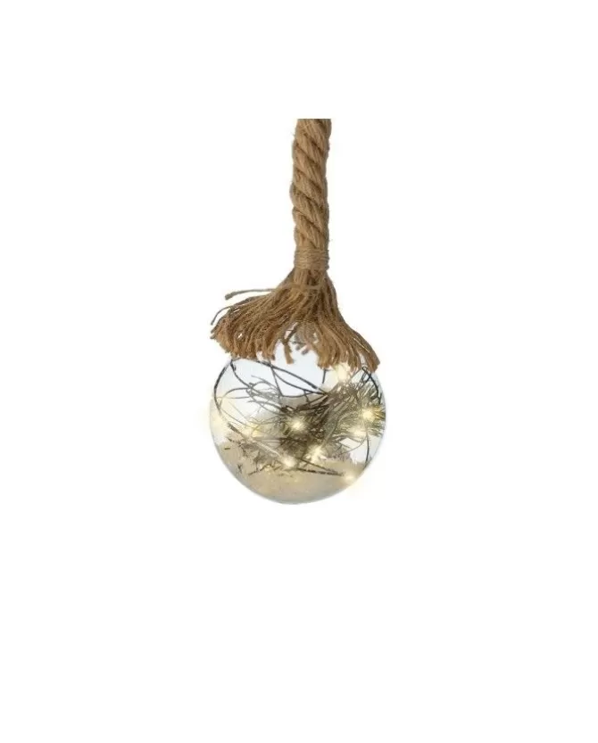Addobbo Pallina Sfera A Batteria Con Corda E Led Per Albero Di Natale O10Cm>KAEMING Discount