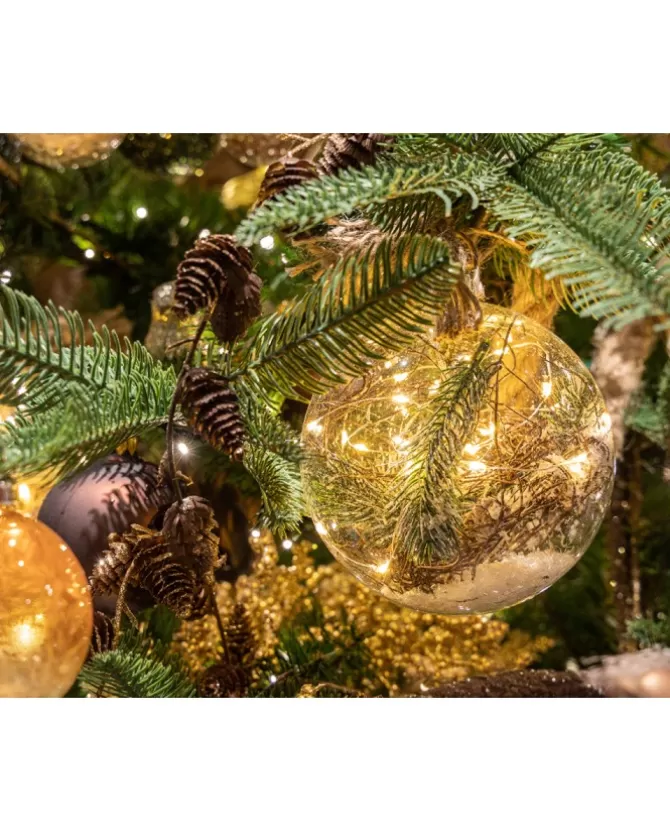 Addobbo Pallina Sfera A Batteria Con Corda E Led Per Albero Di Natale O10Cm>KAEMING Discount