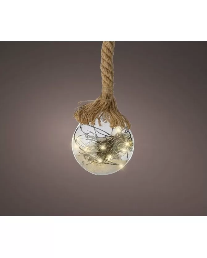 Addobbo Pallina Sfera A Batteria Con Corda E Led Per Albero Di Natale O10Cm>KAEMING Discount