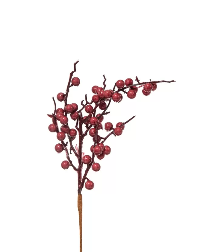 Addobbo Tralcio Bacche Burgundy 38Cm Per Decorazioni Natalizie>ARPIMEX Best