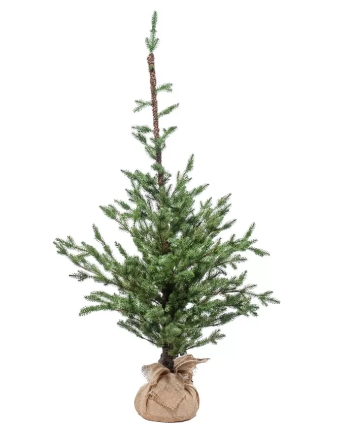Albero Di Natale 150 Cm 194 Tips Con Base In Juta | >ARPIMEX Sale