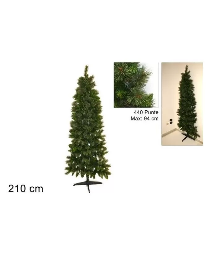 Albero Di Natale A Parete 210 Cm 440 Punte>DUE ESSE CHRISTMAS Shop