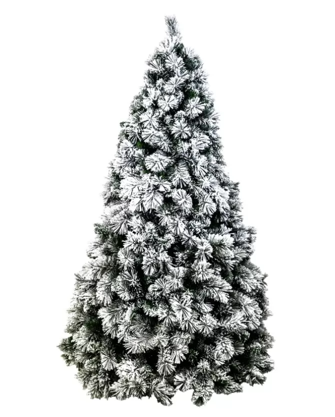 Albero Di Natale Carey Bianco Innevato H240 Cm Montaggio A Gancio>XONE Sale