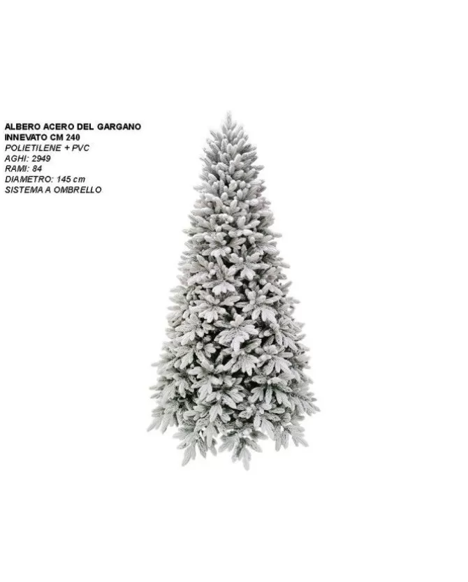 Albero Di Natale Modello Acero Del Gargano Innevato Cm 240>MAZZEO Flash Sale