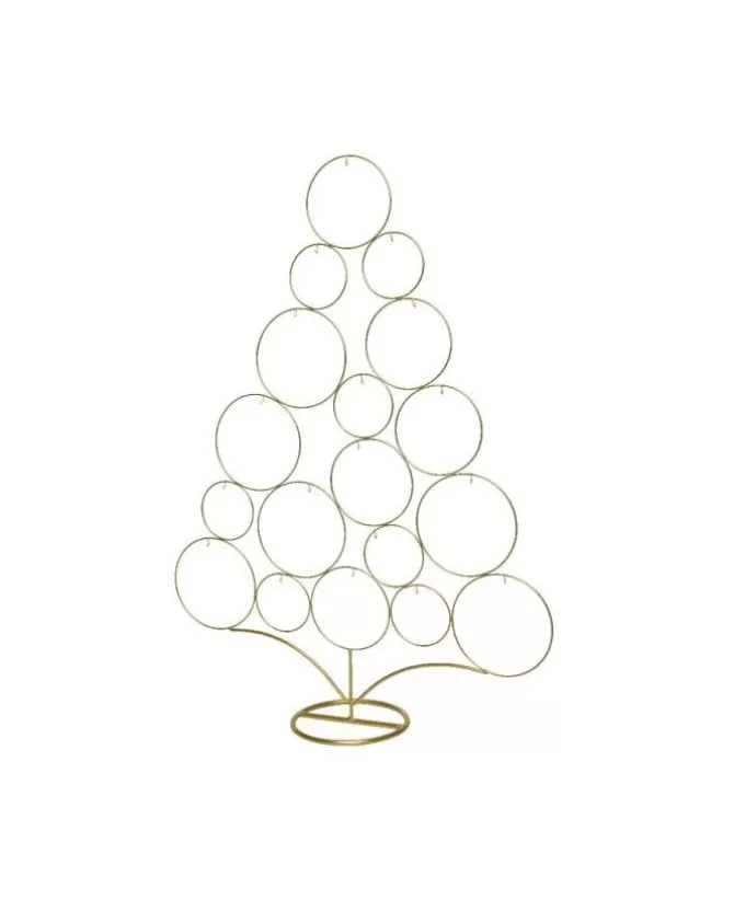 Albero In Ferro Dorato Porta Palline 85 Cm>KAEMING Shop