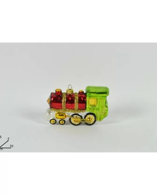 Appendino Decorazione Trenino Di Vetro Per Albero Di Natale 6X4X10Cm>DUE ESSE CHRISTMAS Flash Sale