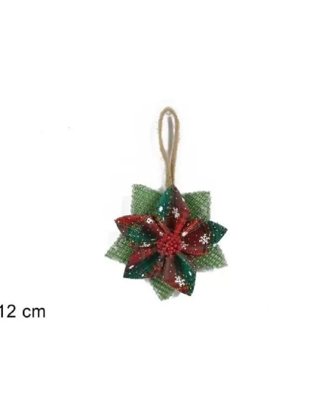 Appendino Fiore Scozzese 12Cm Per Albero Di Natale>DUE ESSE CHRISTMAS Clearance