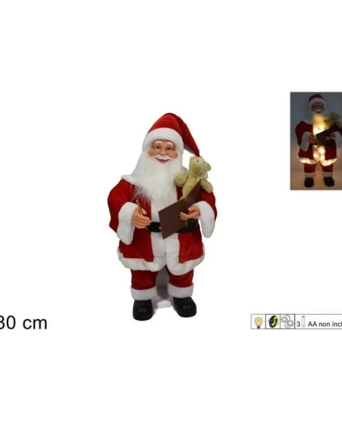 Babbo Natale Che Scrive Con Luci E Movimenti 80 Cm>DUE ESSE CHRISTMAS Best Sale