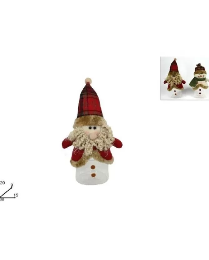 Barattolo Babbo Natale O Pupazzo Di Neve 1Pz>DUE ESSE CHRISTMAS Clearance