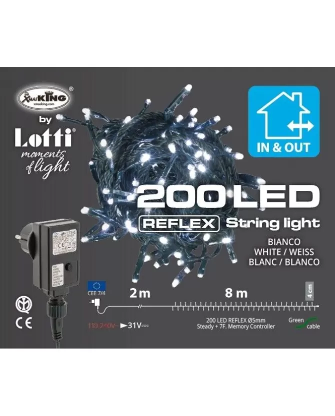 Catena Lineare Tl-C 200 Led Bianco O5Mm Reflex, Memory Controller 8 Giochi>LOTTI Online
