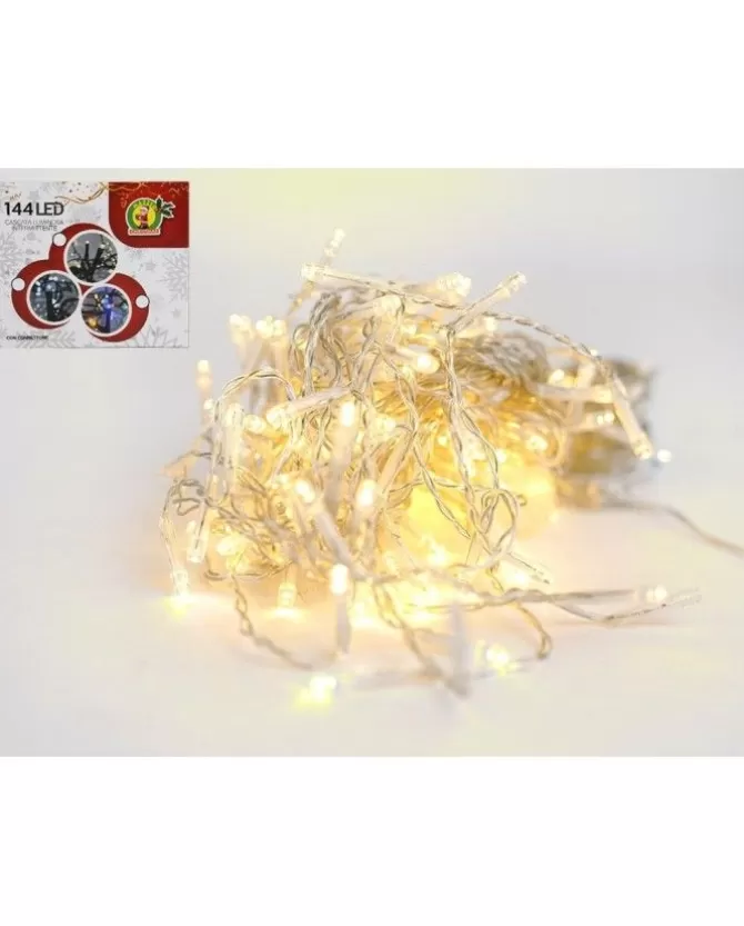 Catena Luci Di Natale Con 144 Led Per Decorare Casa 300X60 Cm Uso Interno>MAZZEO Online