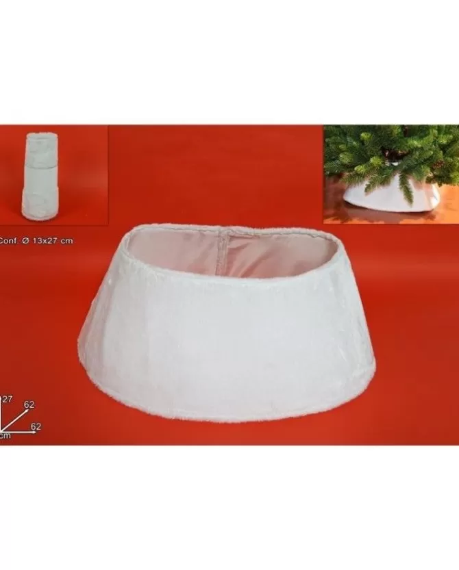 Copri Base Per Albero Di Natale In Pelliccia Bianca O62Cm>DUE ESSE CHRISTMAS Fashion