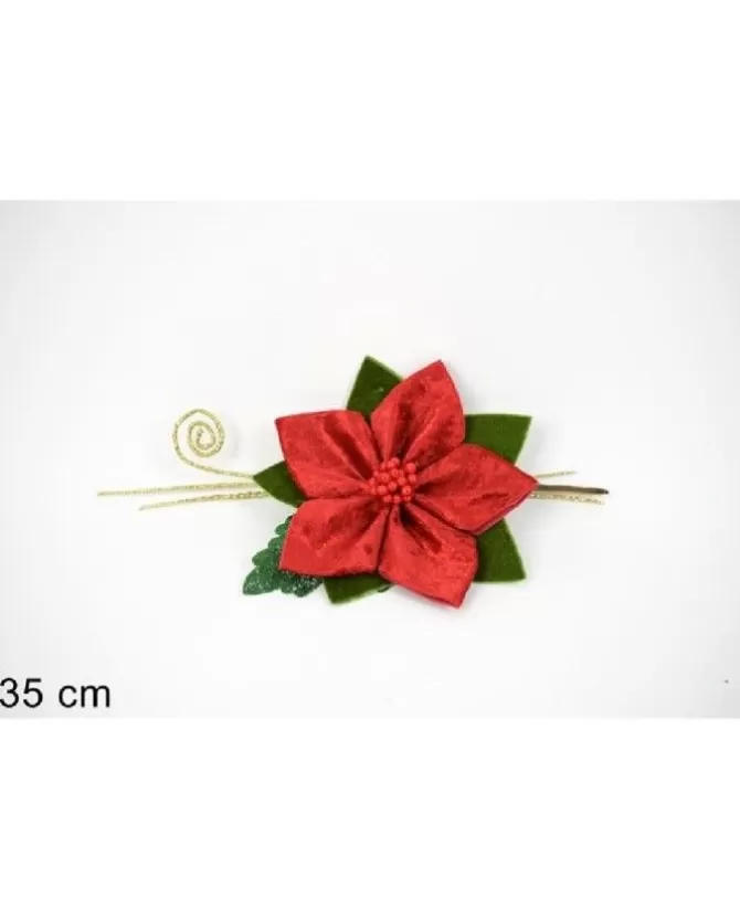 Fiore Rosso Natalizio 35Cm Per Decorazioni Di Natale>DUE ESSE CHRISTMAS Best Sale