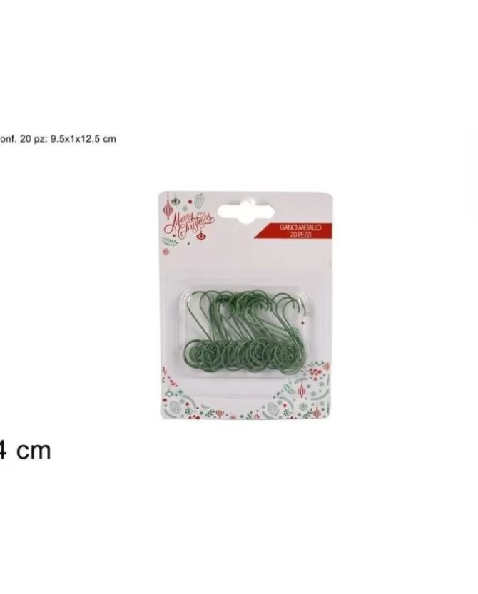 Ganci In Metallo Per Palline Di Natale 20Pz 4Cm>DUE ESSE CHRISTMAS Outlet