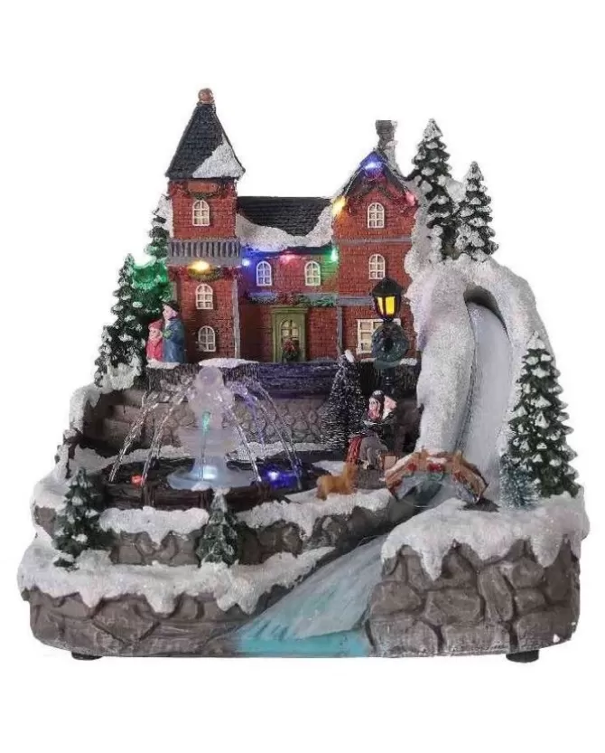 Giostrina Di Natale Con Fontana Ad Acqua E Luci 27X26,5X25 Cm>TIMSTOR Clearance