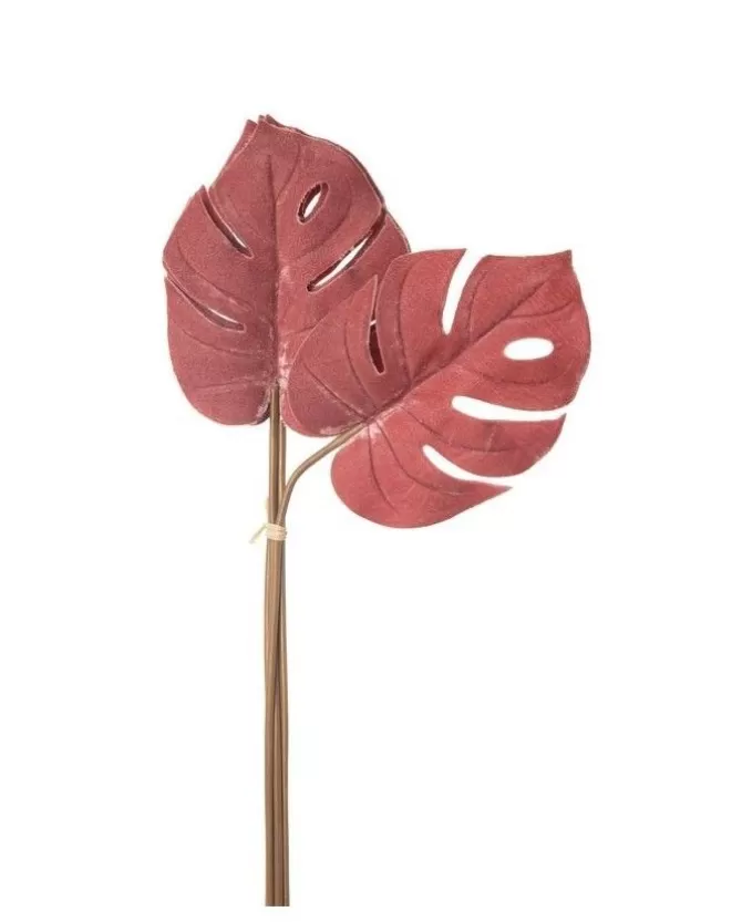 Mazzo 6 Foglie Philo Velvet 57Cm Malva Per Decorazioni Di Natale>ARPIMEX New