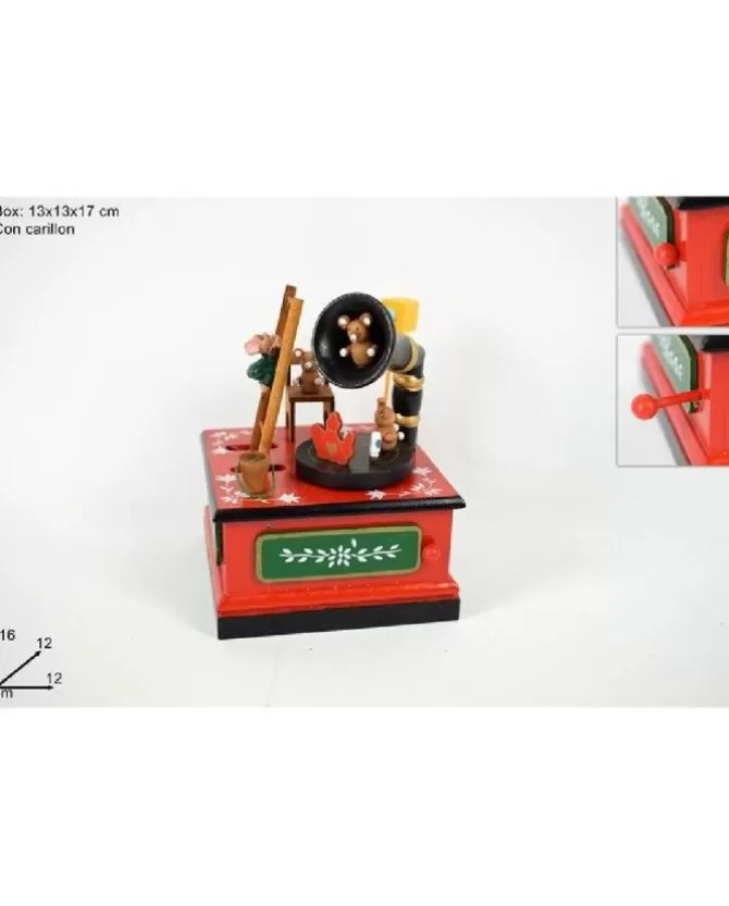 Miniatura Carillion Grammofono Vintage 16Cm>DUE ESSE CHRISTMAS Hot