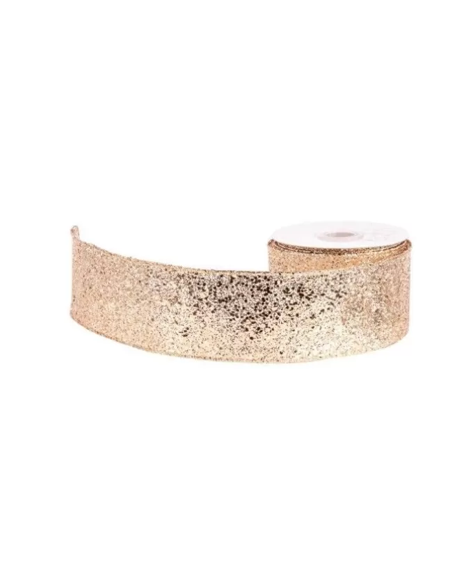 Nastro Glitterato Mt 10X6,8Cm Oro Per Decorazioni Di Natale>ARPIMEX Store