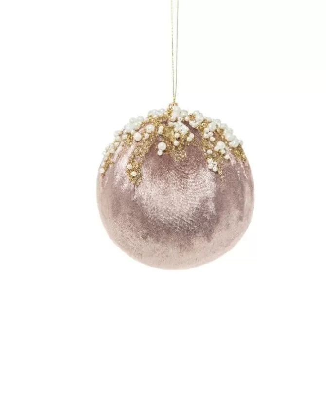 Pallina Sfera Di Vetro Decorata 100M Malva Per Albero Di Natale>ARPIMEX Flash Sale
