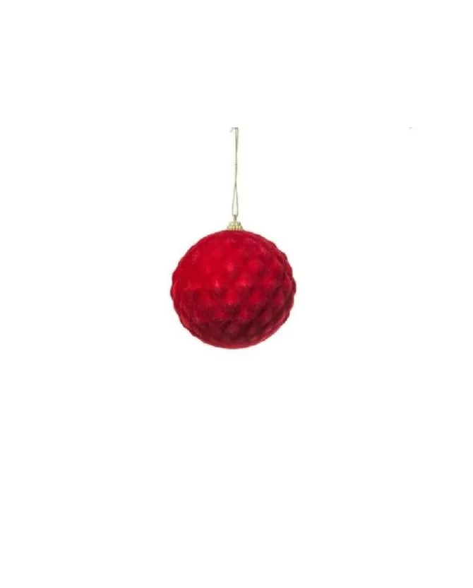 Pallina Sfera Di Vetro Rossa 100Mm 4Pz Per Albero Di Natale>ARPIMEX Best Sale
