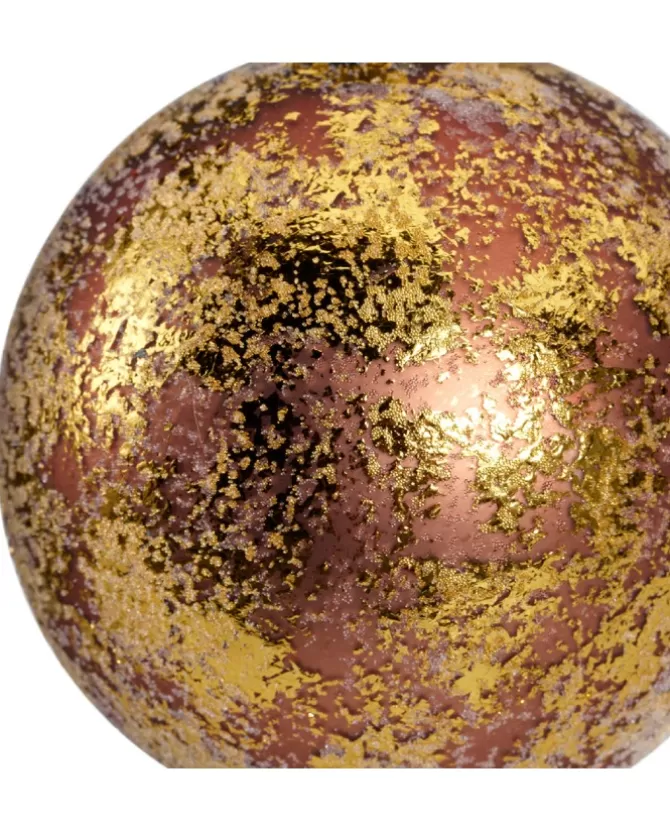 Pallina Sfera In Vetro Decorata Con Finitura In Oro>KAEMING Sale