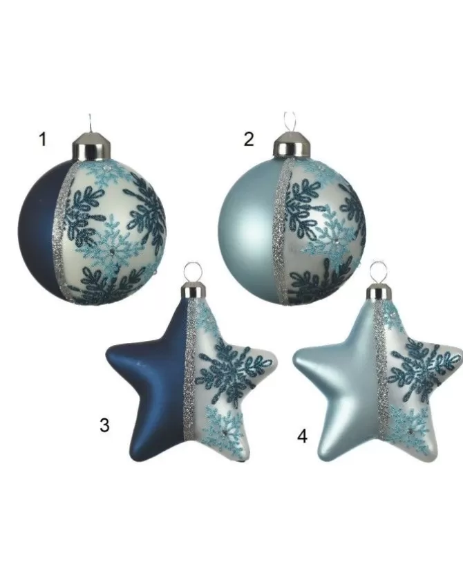 Pallina Sfera Ornamento Da Albero In Vetro 8 Cm>KAEMING Sale