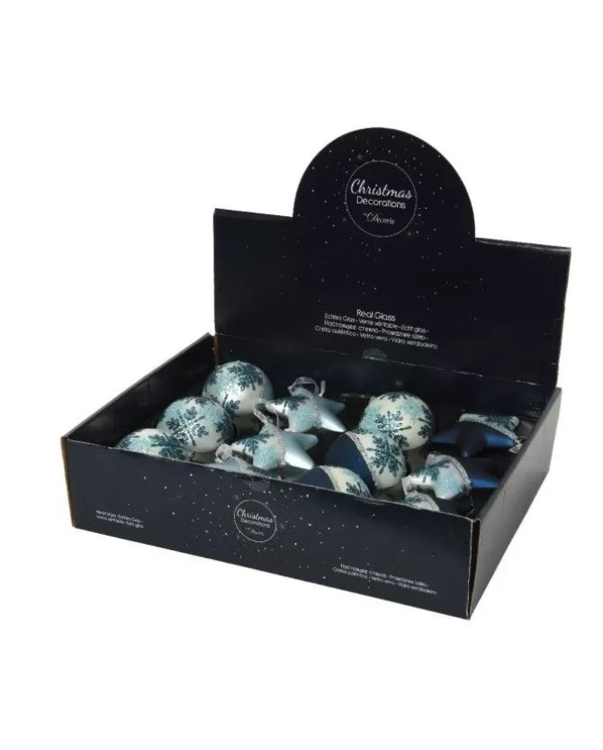 Pallina Sfera Ornamento Da Albero In Vetro 8 Cm>KAEMING Sale