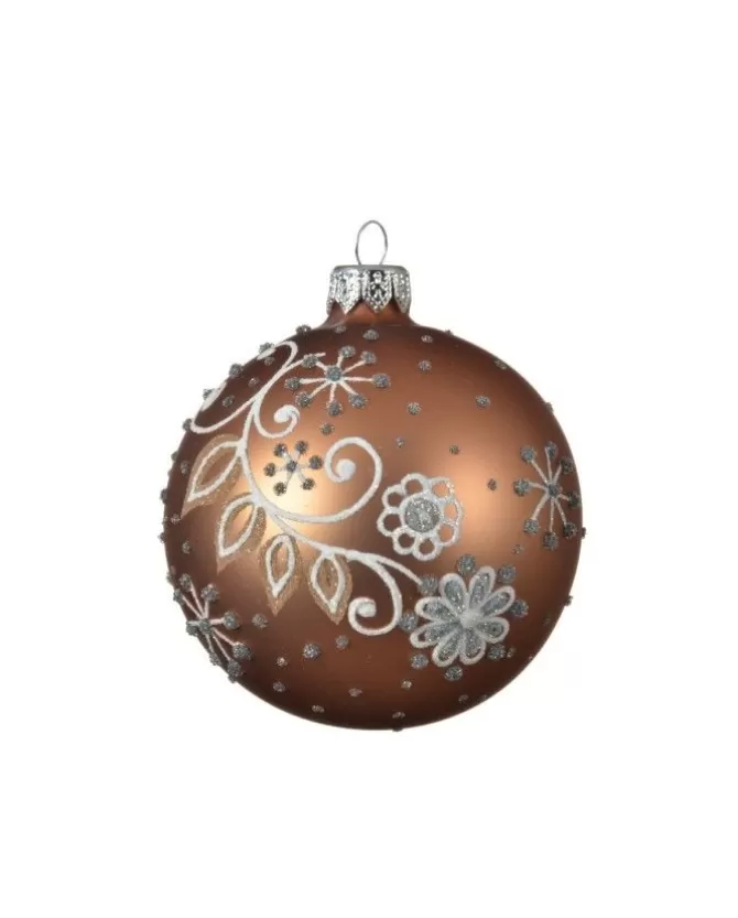 Palline Sfere Di Vetro Decorate 80Mm Per Albero Di Natale 6Pz>KAEMING Best