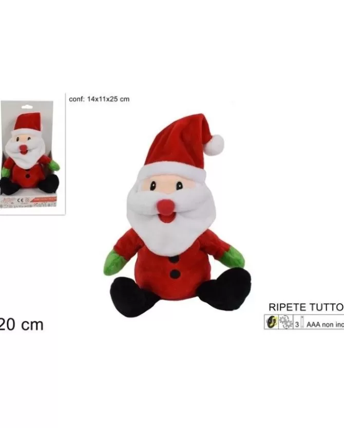 Peluche Babbo Natale Ripetitutto 20Cm>DUE ESSE CHRISTMAS Hot