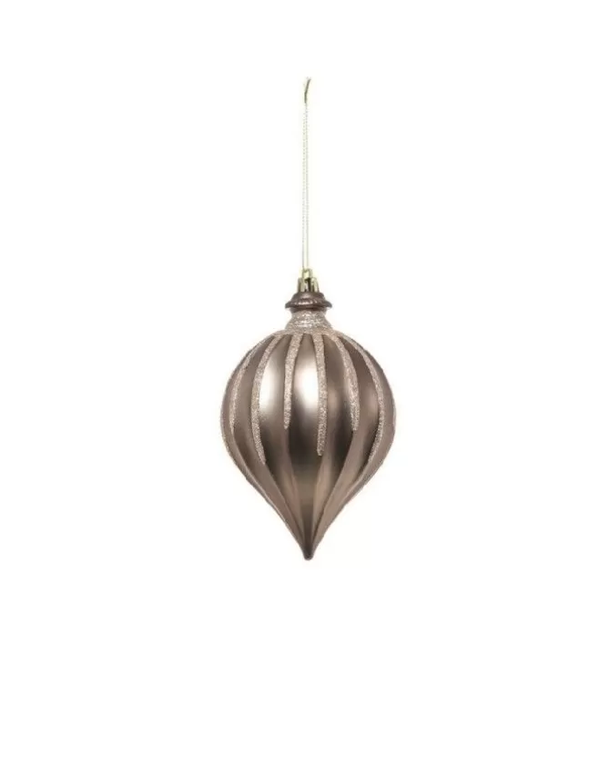 Pendente Tondo Di Vetro 15Cm Grigio Per Albero Di Natale>ARPIMEX New
