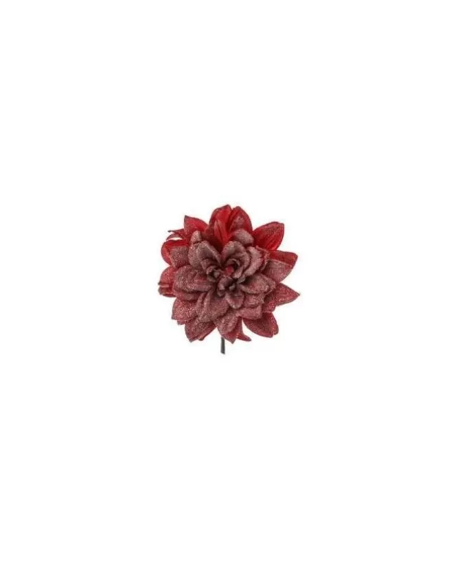 Pick Ramo Dalia 18Cm Rossa Per Decorazioni Di Natale>ARPIMEX Online