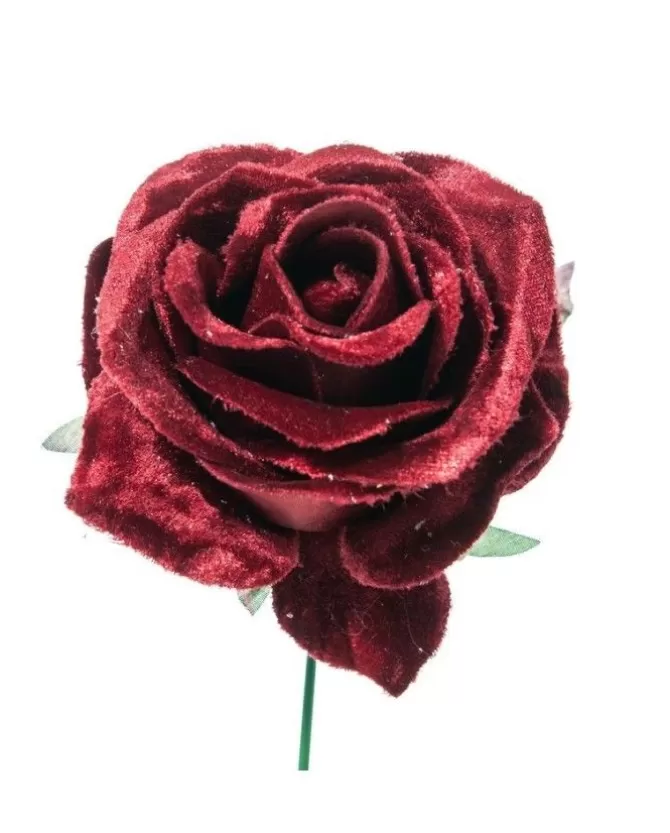 Pick Rosino Deluxe Velvet 16Cm Burgundy Per Decorazioni Natalizie>ARPIMEX Best Sale