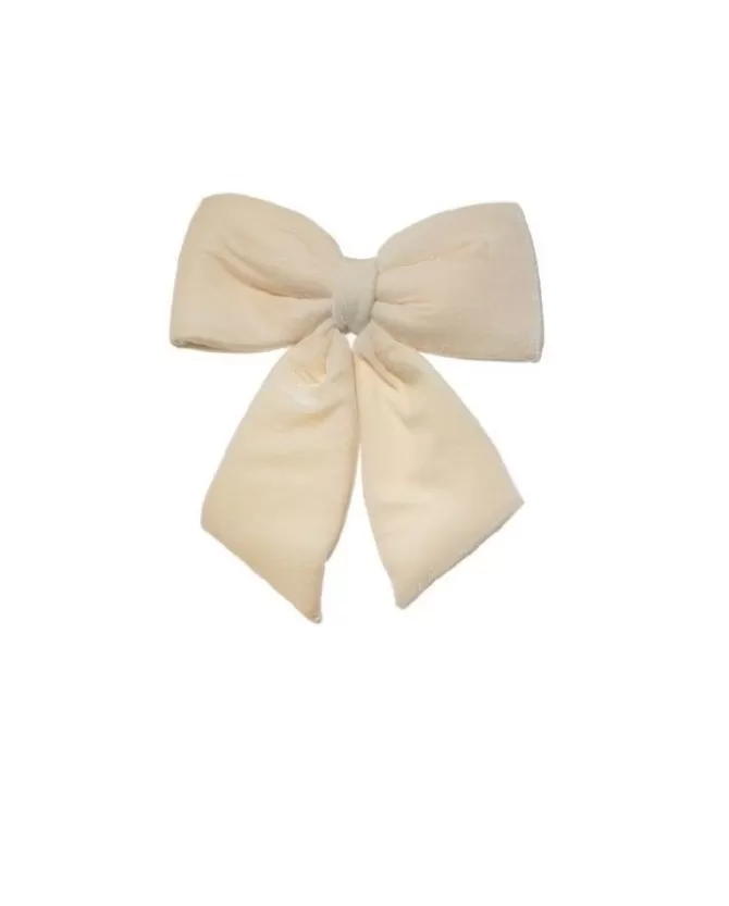 Puntale Fiocco Di Vellutto 40X40Cm Avorio Per Albero Di Natale E Addobbo>ARPIMEX Best Sale