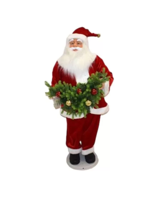 Pupazzo Di Babbo Natale 100 Cm Con Musica E Movimento>* Sale
