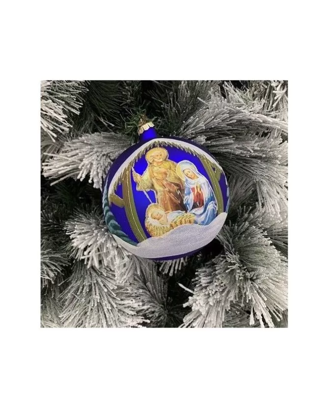 Sfera Di Vetro Decorata A Mano 150Mm Per Albero Di Natale>* Cheap