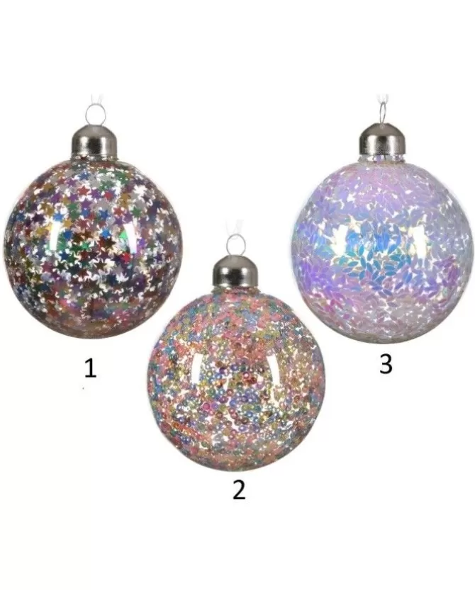 Sfera Pallina In Vetro Decorata Multicoore>KAEMING Online